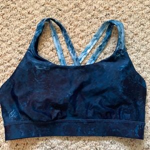 Lululemon Blue Swimwear Edition Sport Bra Size 6
